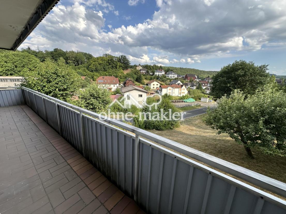 Ausblick Balkon