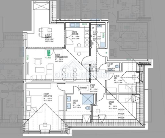 Grundriss Wohnung 10