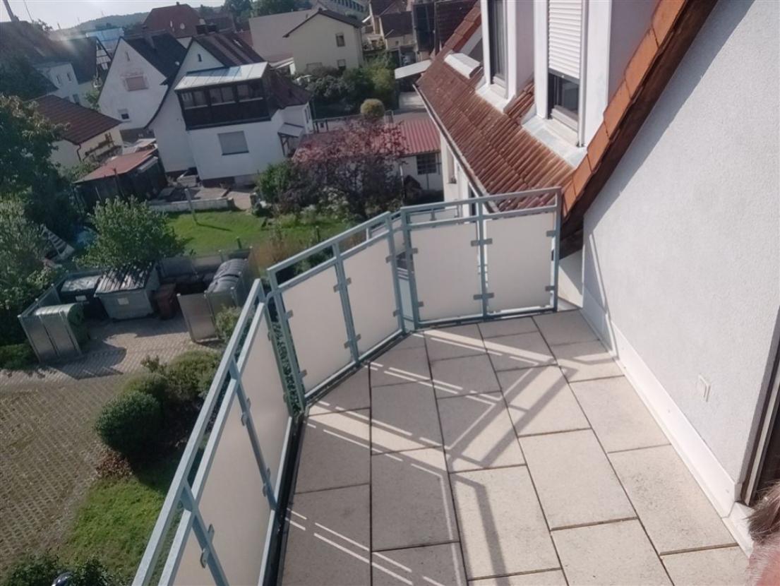 Balkon Süd/Südwest (ca. 8 m²)