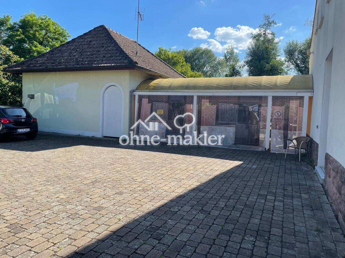Steakhaus mit Überdachung