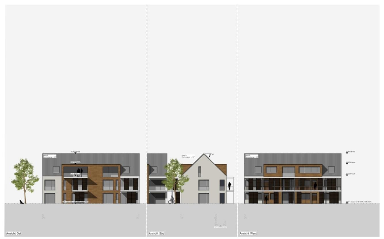 Ansichten Haus D