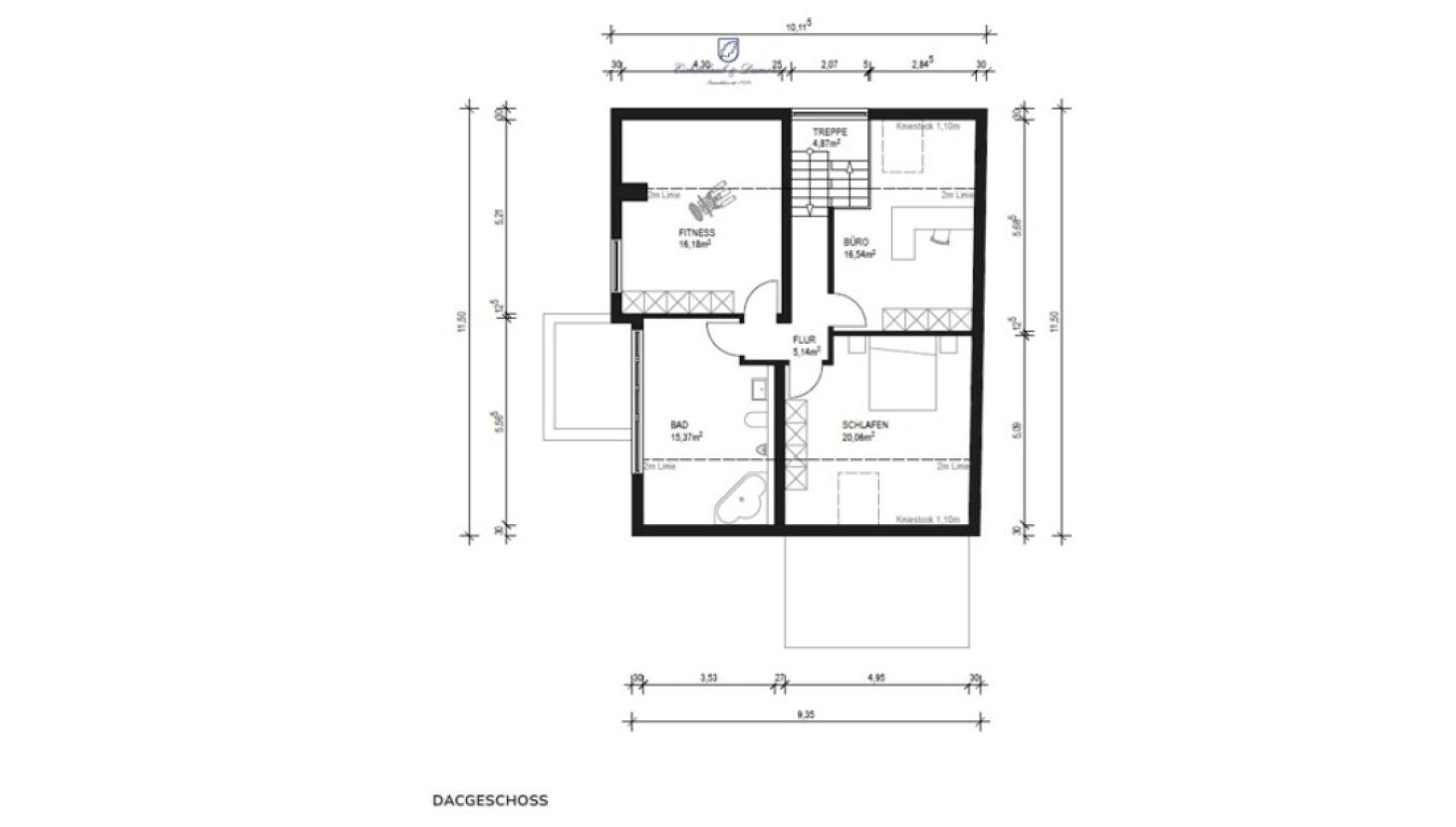 Grundriss DG Haupthaus