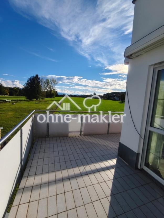 Sonnenbalkon mit Aussicht