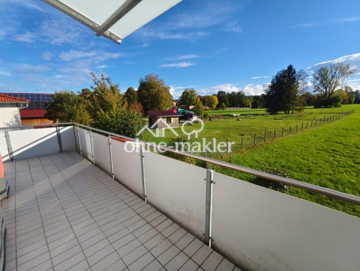 Sonnenbalkon mit Aussicht