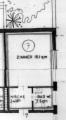Grundriss der Wohnung (Plan 1962, Ausschnitt)