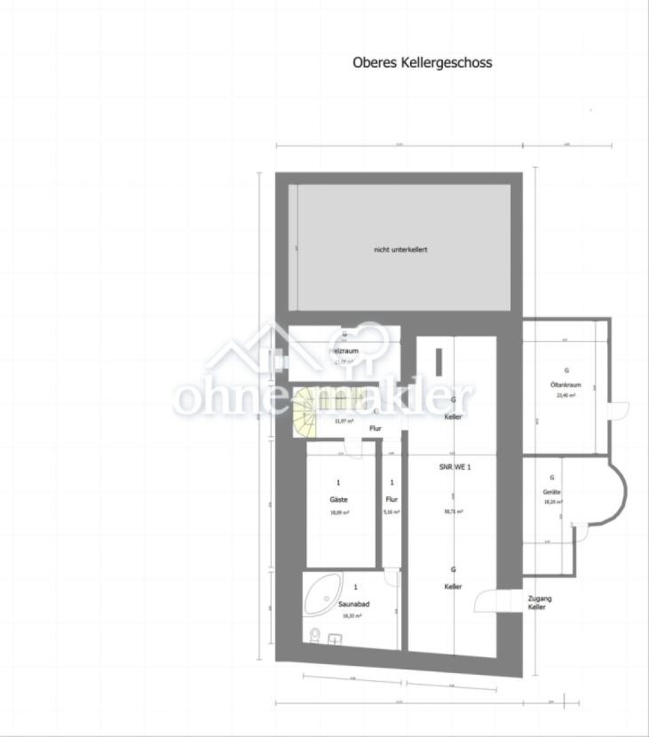 Grundriss Untergeschoss