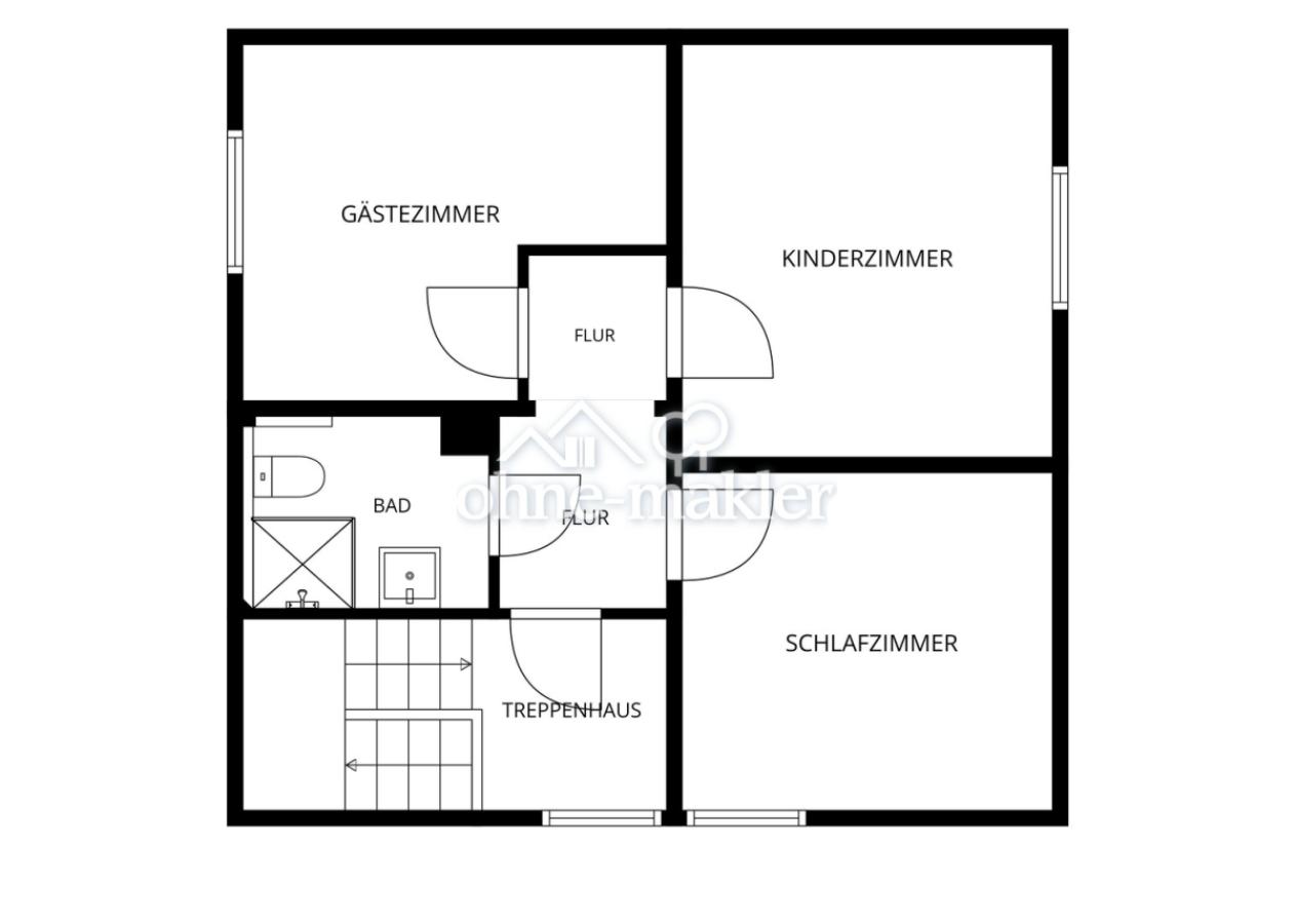 Grundriss Obergeschoss