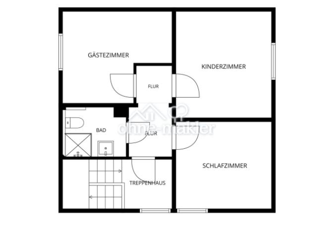 Grundriss Obergeschoss