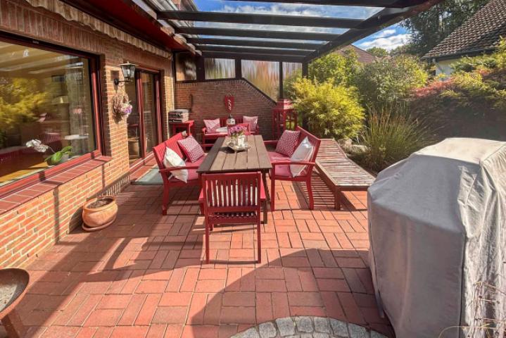 Überdachte Terrasse