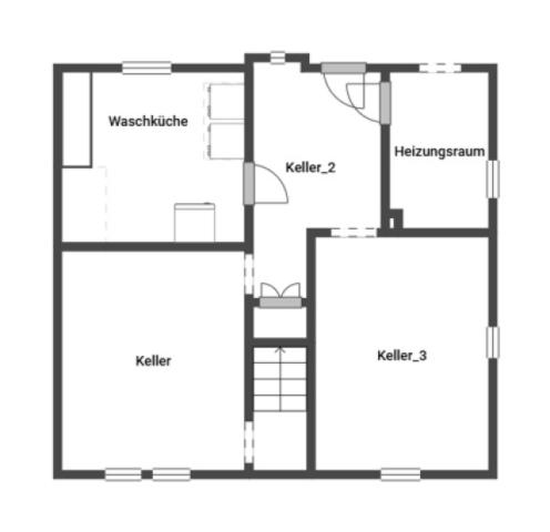 Grundriss Skizze UG