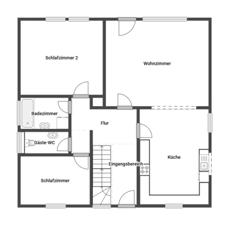 Grundriss Skizze EG