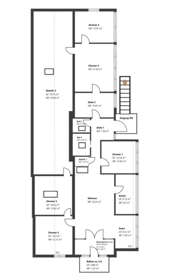 Grundriss Skizze OG