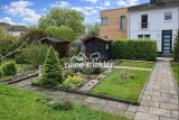 Garten mit Blick vom Haus aus