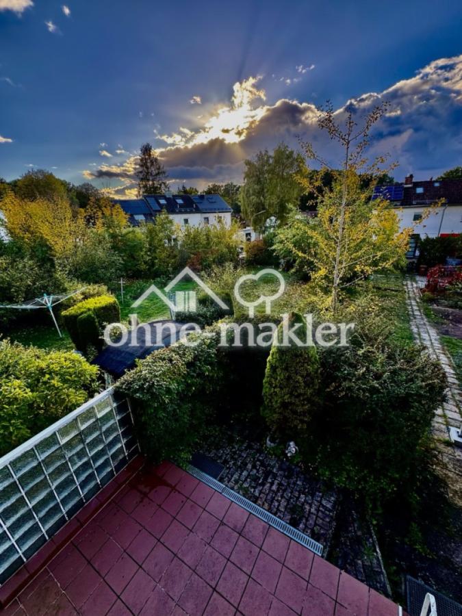 Blick vom Balkon