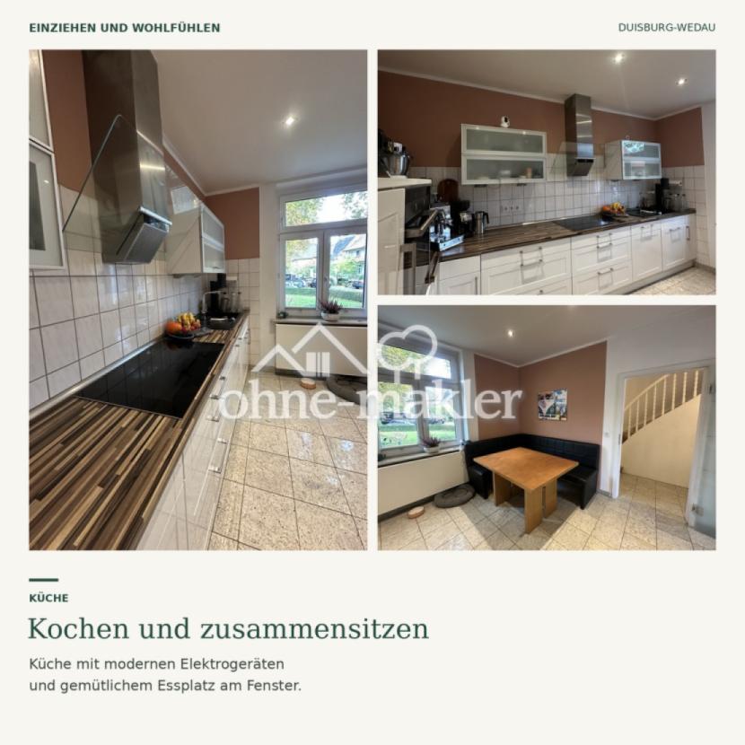 Küche mit Elektrogeräten
