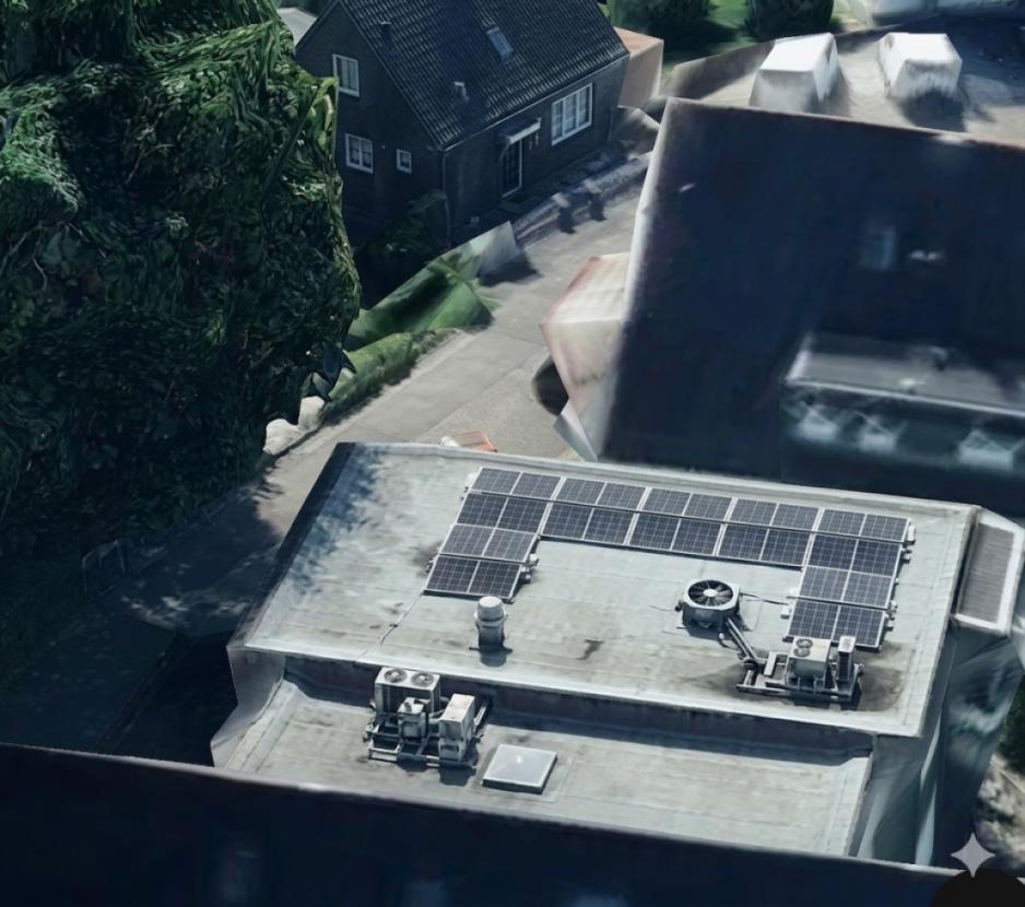 Ansicht Dach & PV-Anlage