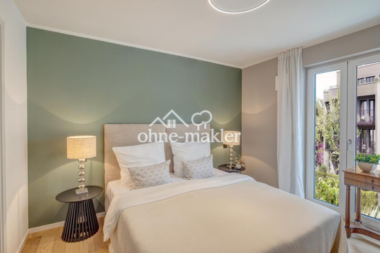 Schlafzimmer eingerichtet