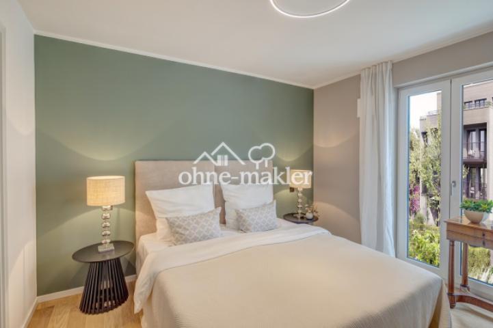 Schlafzimmer eingerichtet