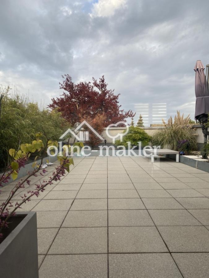 Blick auf die Terrasse
