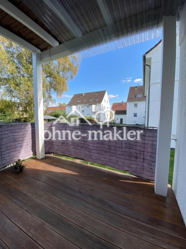 Überdachter Balkon