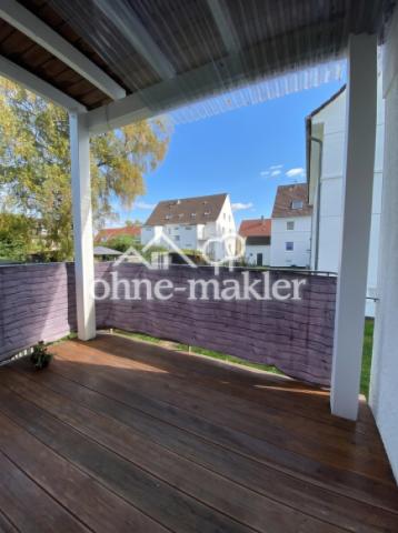 Überdachter Balkon