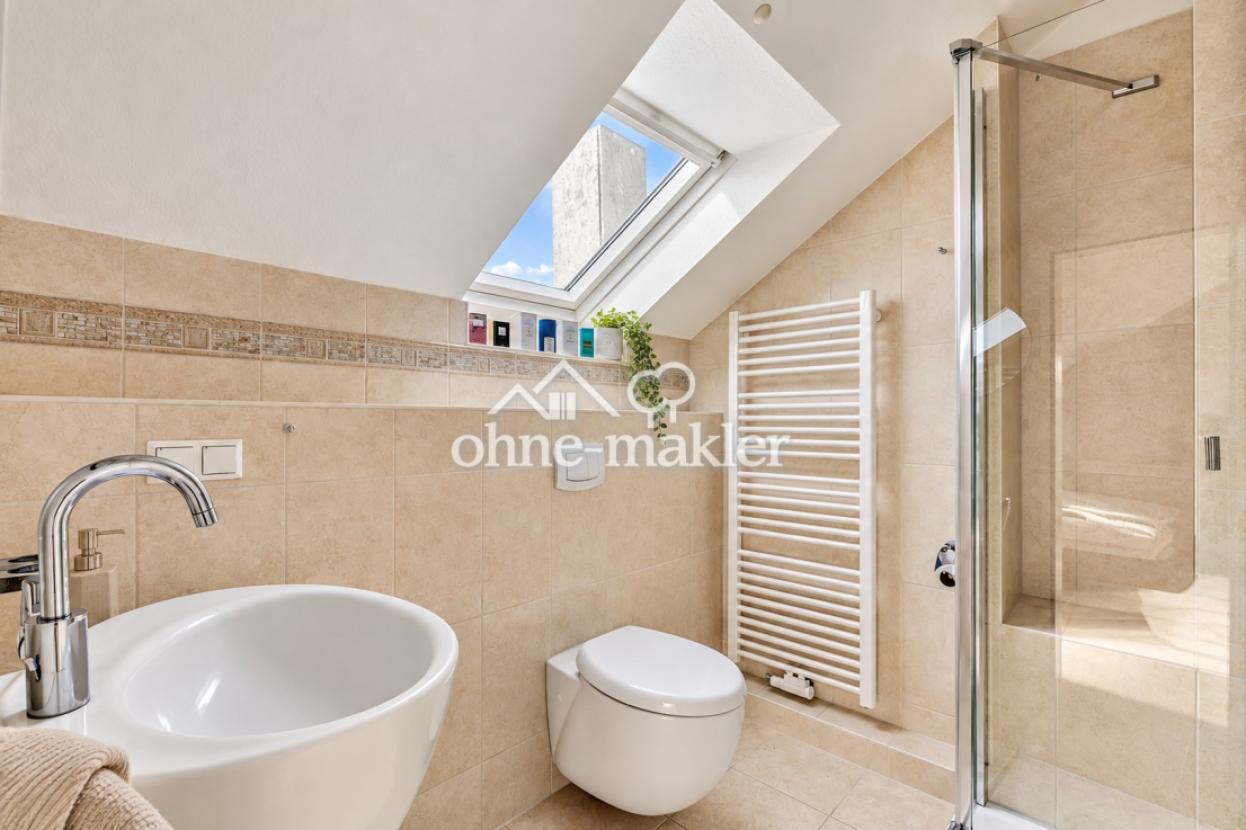 Duschbad en Suite Eltern