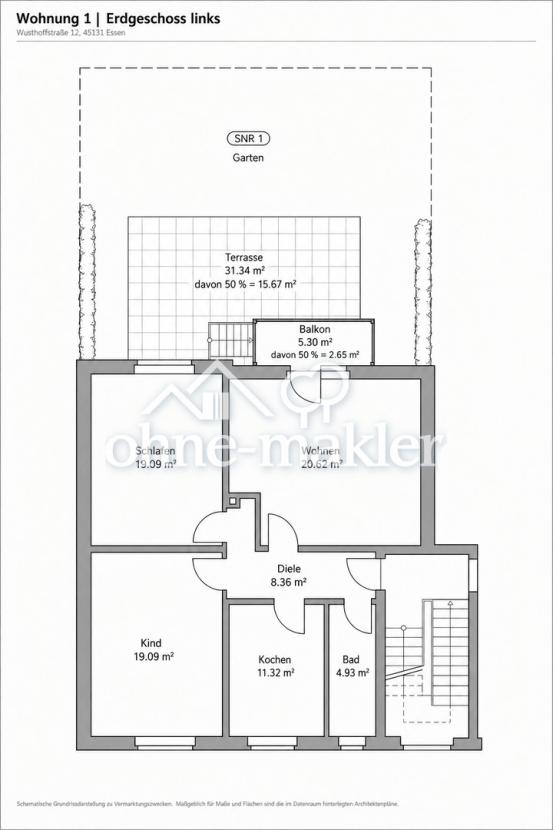Grundriss EG-Links