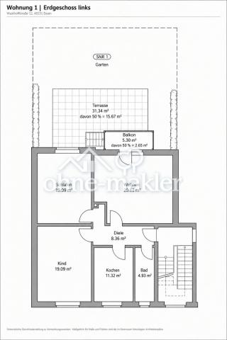 Grundriss EG-Links