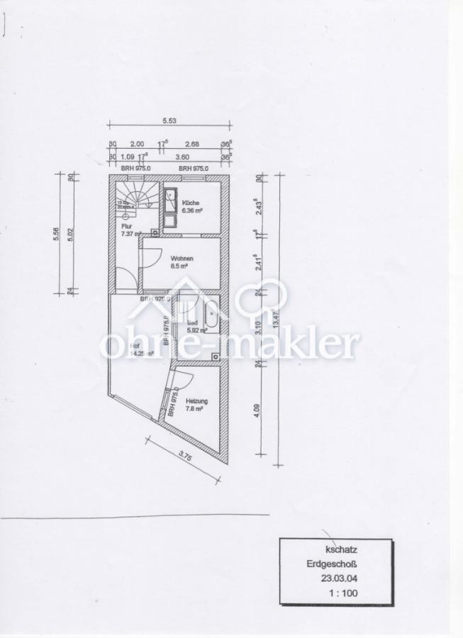 Erdgeschoss Altbau