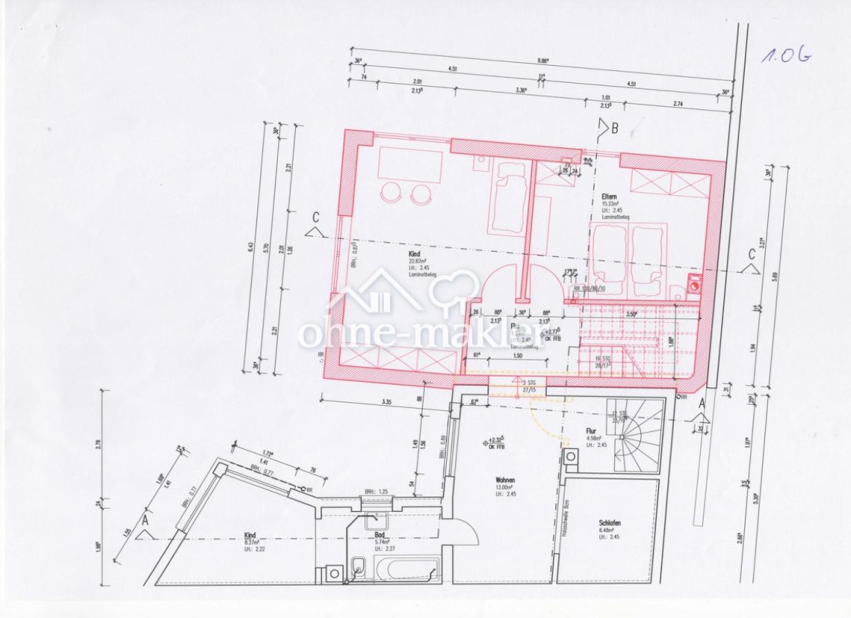 1. OG Neu- und Altbau