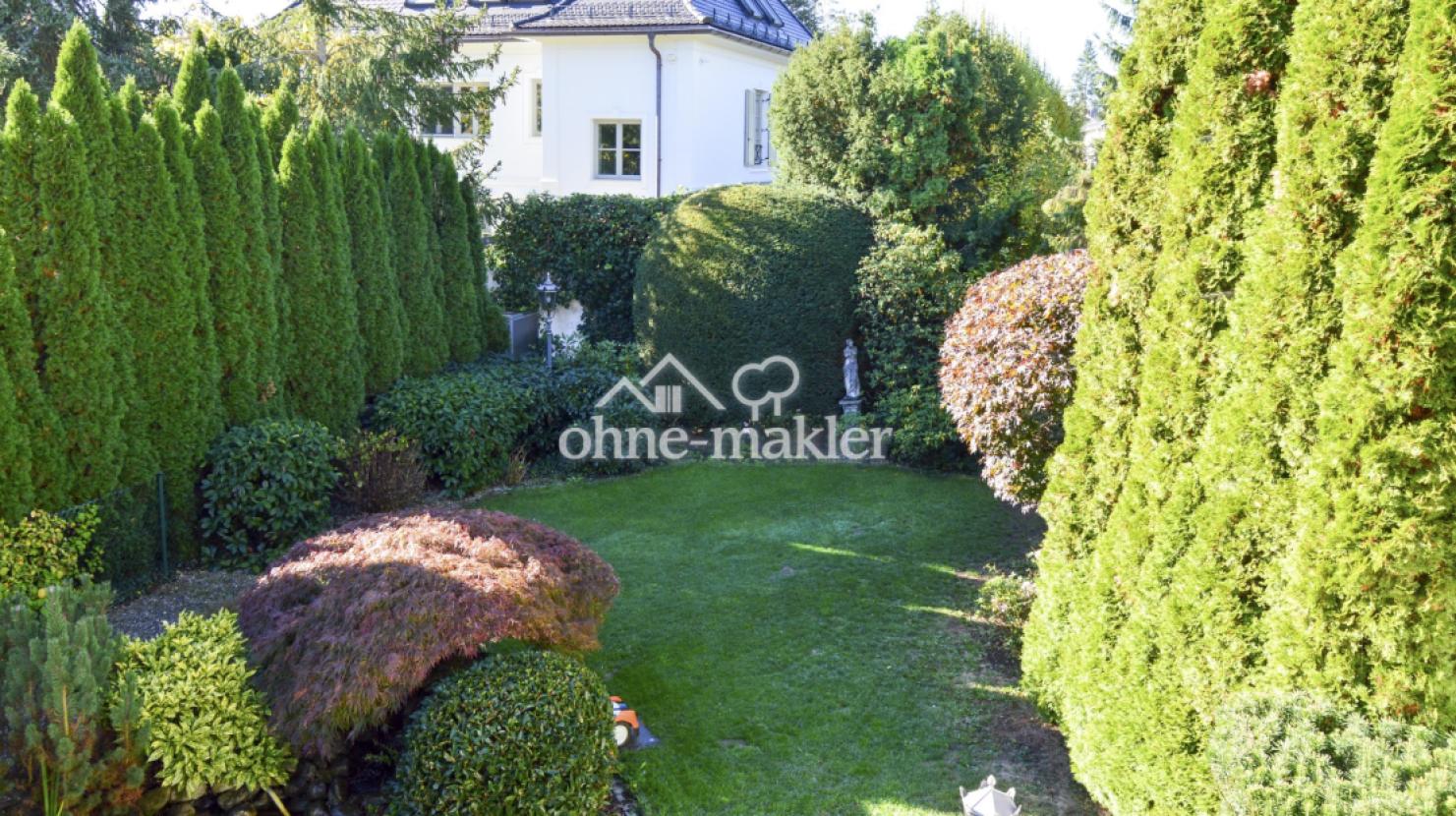 Gartenblick vom Balkon OG