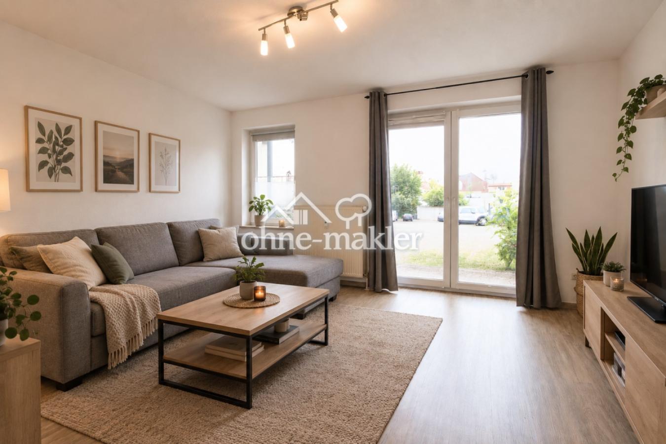 Wohnzimmer Beispiel KI