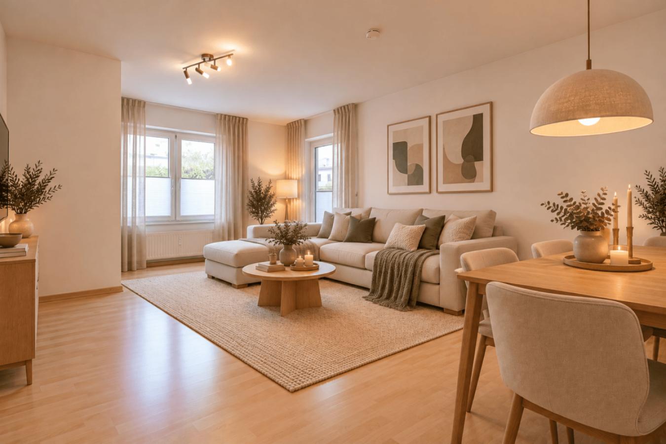 Wohnzimmer (KI-generiert)