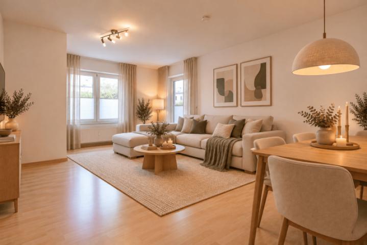 Wohnzimmer (KI-generiert)