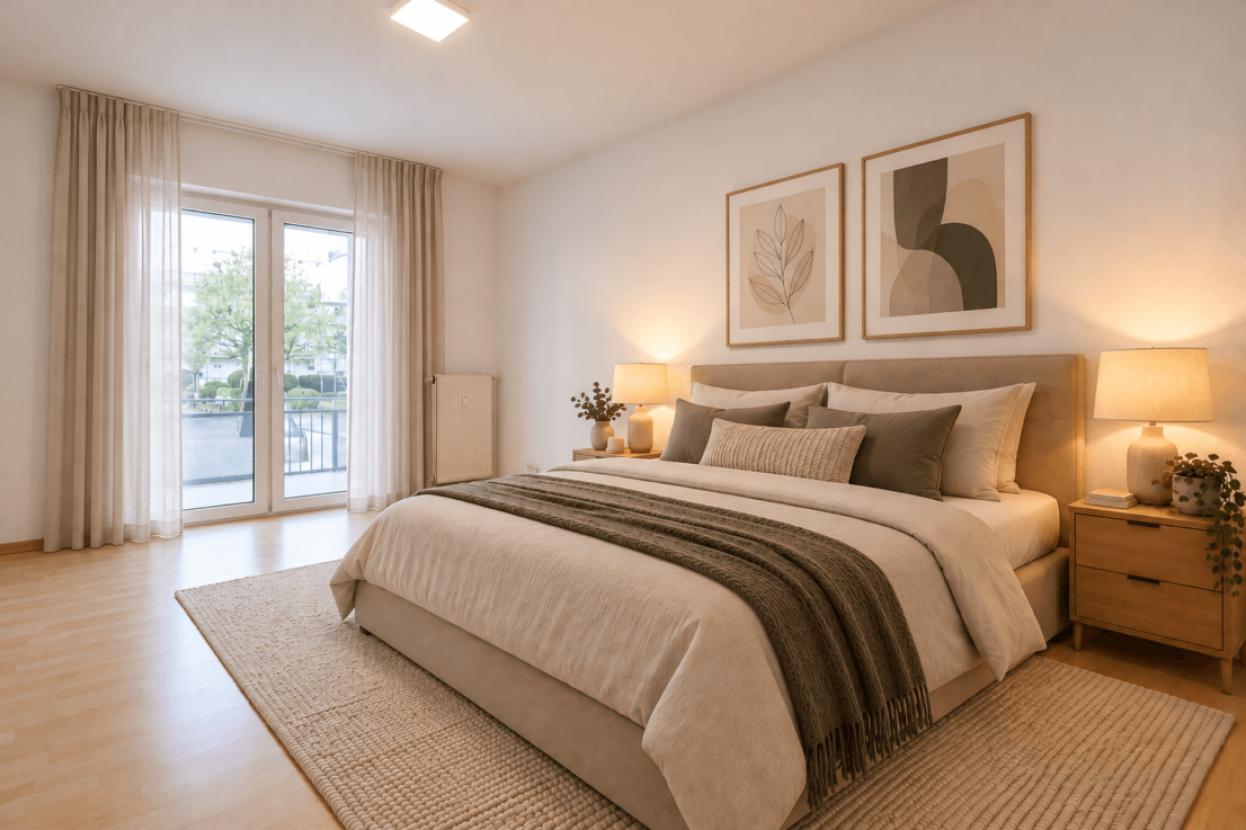 Schlafzimmer (KI-generiert)