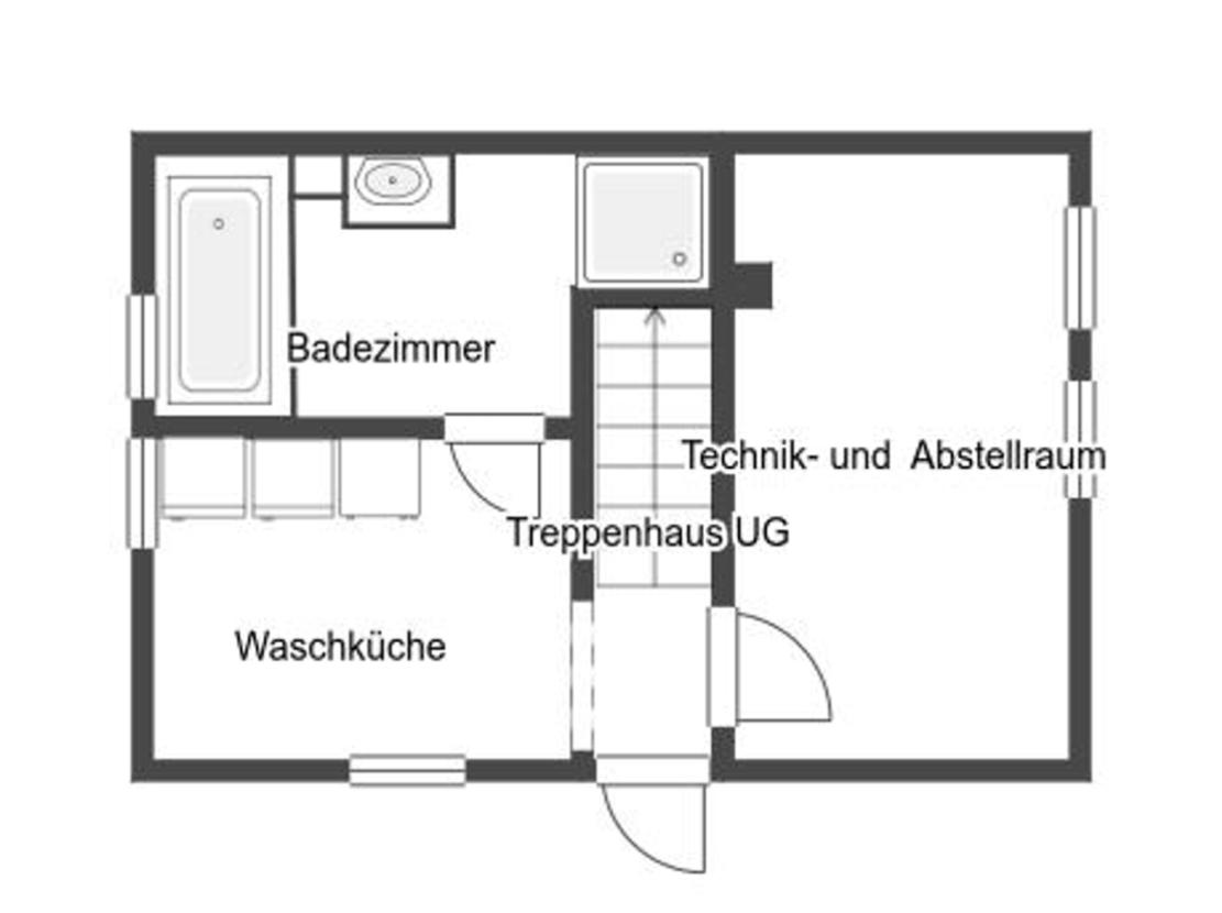Grundriss Skizze UG