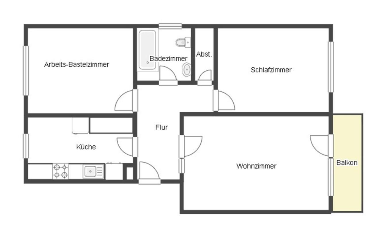 Grundriss Skizze