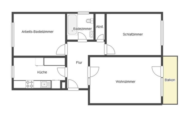 Grundriss Skizze