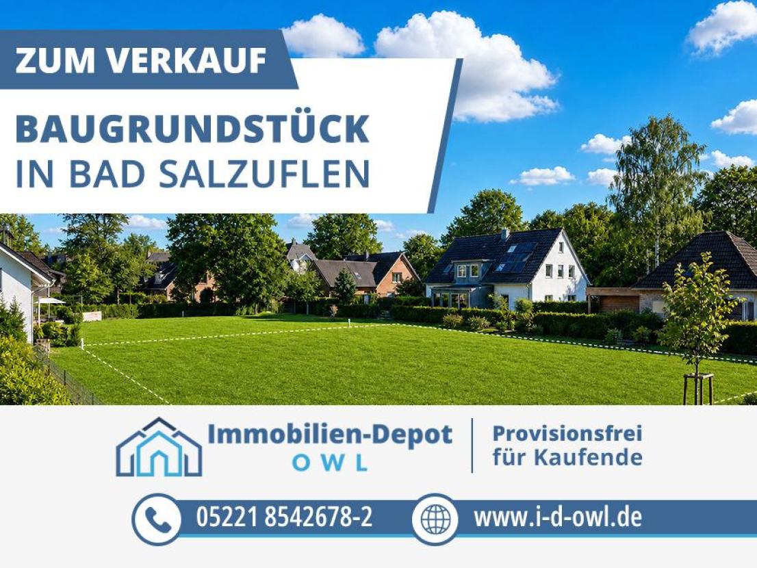 Verkauf Baugrundstück (mit Logo)