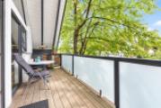 Balkon mit herrlichem Blick ins Grüne
