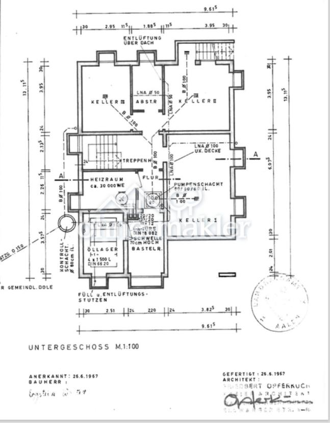 Untergeschoss Keller