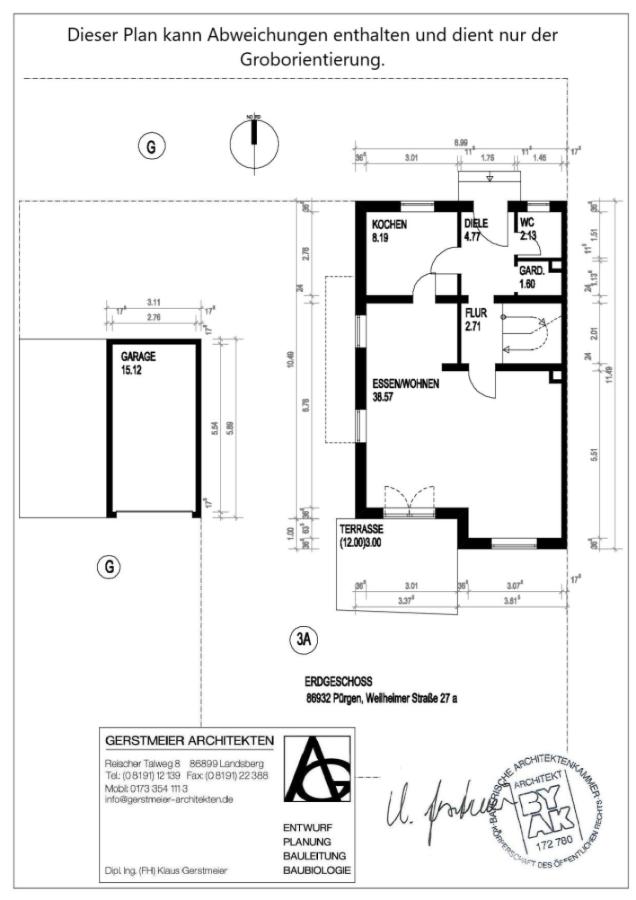 Grundriss Erdgeschoss