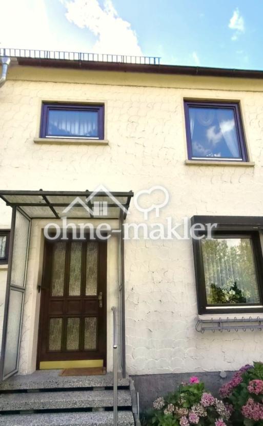 Vorderansicht des Hauses