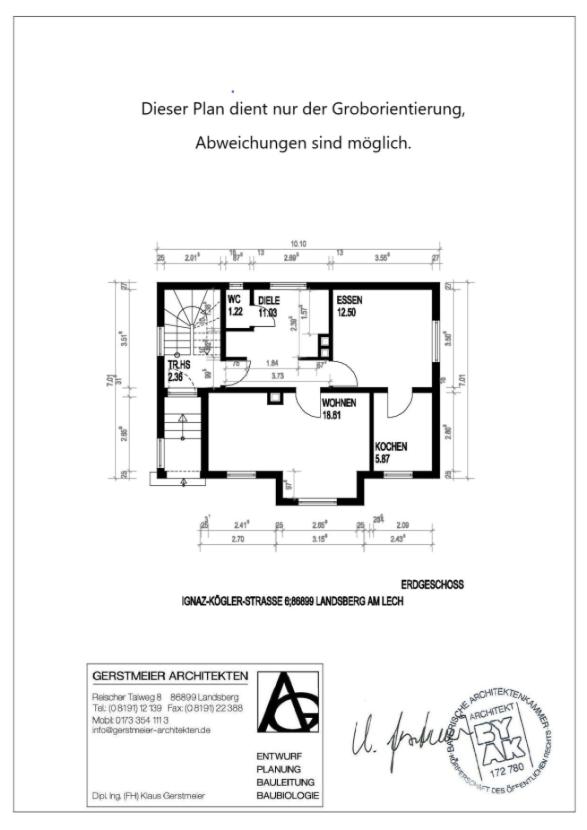 Grundriss -Erdgeschoss
