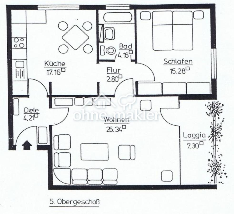 Wohnungsgrundriss