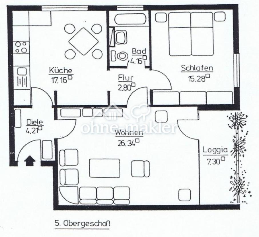 Wohnungsgrundriss