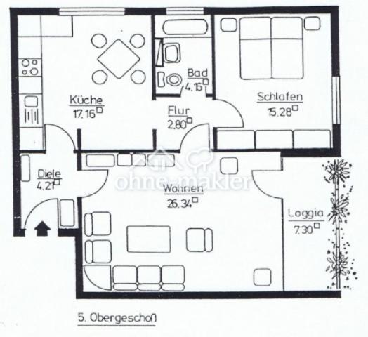 Wohnungsgrundriss