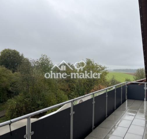 Balkon mit Blick ins Grüne