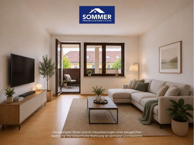 Einrichtungsbeispiel Wohnzimmer (KI-Visualisierung)