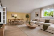 Wohnzimmer KI-Visualisierung